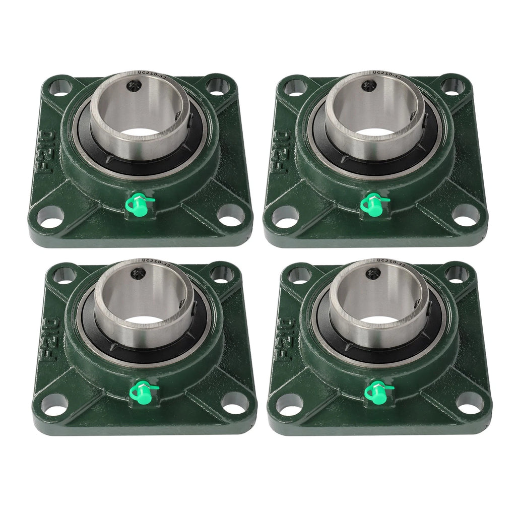 Set of 4 Pillow Block Bearings for UCF210-32 (2" Bore)