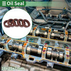 Set of 5 Oil Seal Rotary Shaft Seal FKM Rubber 18x25x7mm