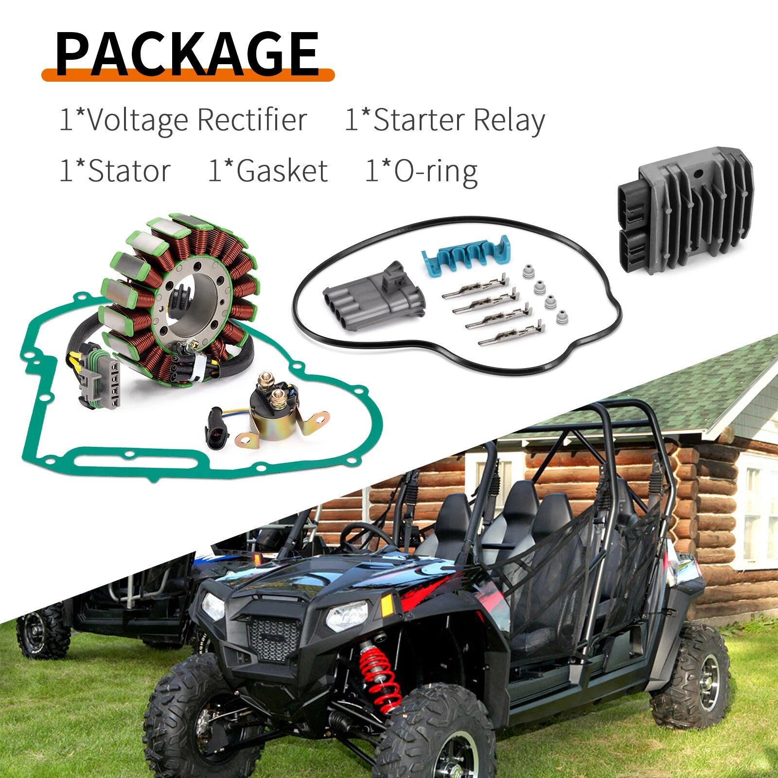 Stator & Rectifier & Starter Relay Gasket for Polaris Ranger 800 (2011–2017)