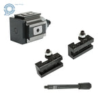 3Pcs Piston Type Quick Change Tool Post Set for Lathe 6-12" (AXA 250-100)