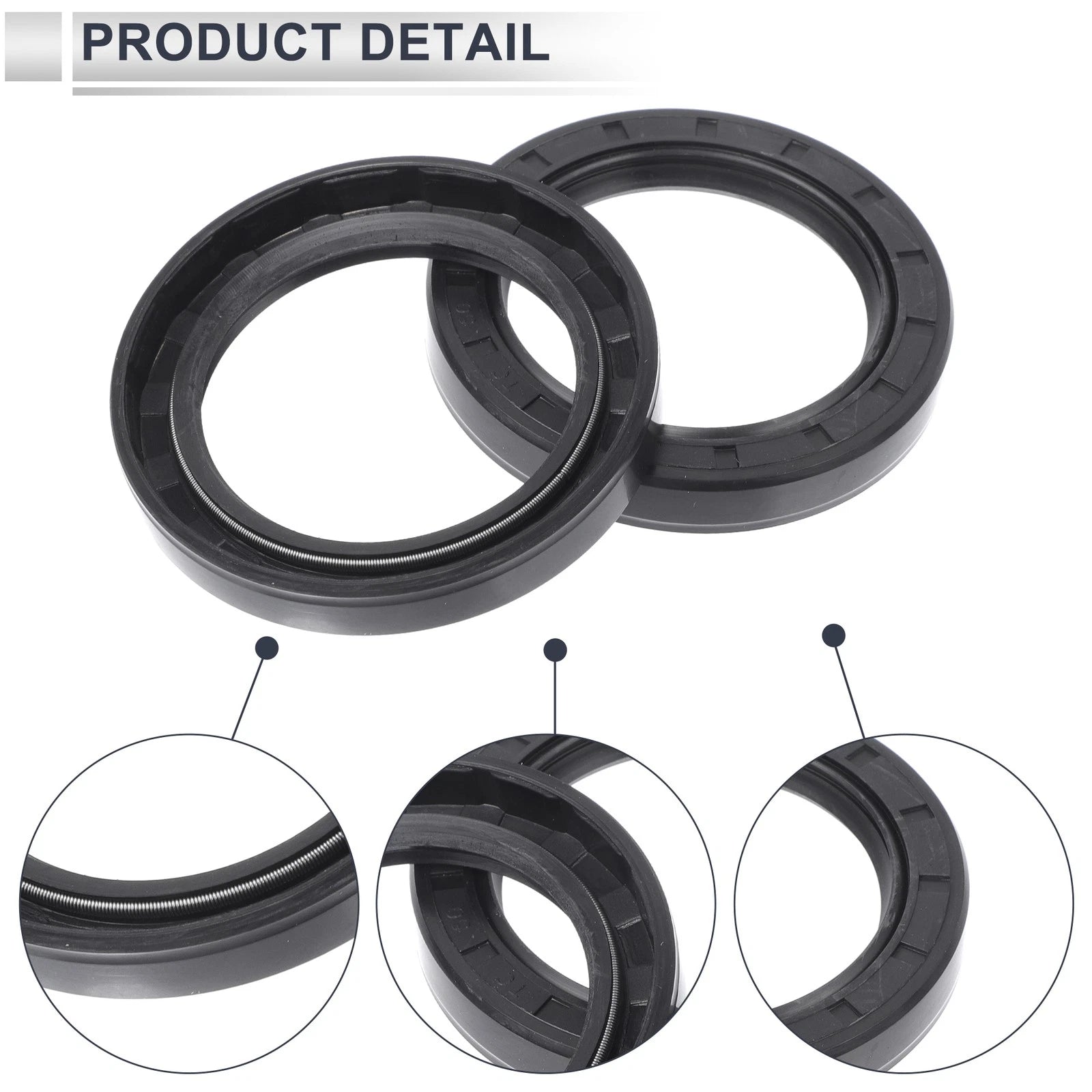 Set of 5 Oil Seal Ring 50x70x10mm NBR Rubber for Various Models 