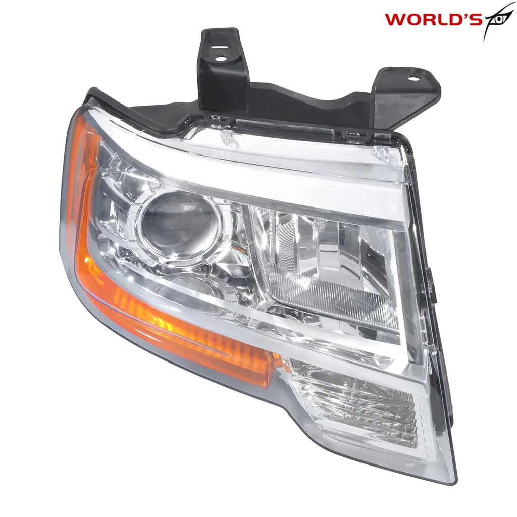 Halogen Projector Headlight for Ford Expedition (2015–2017) Chrome Right Side