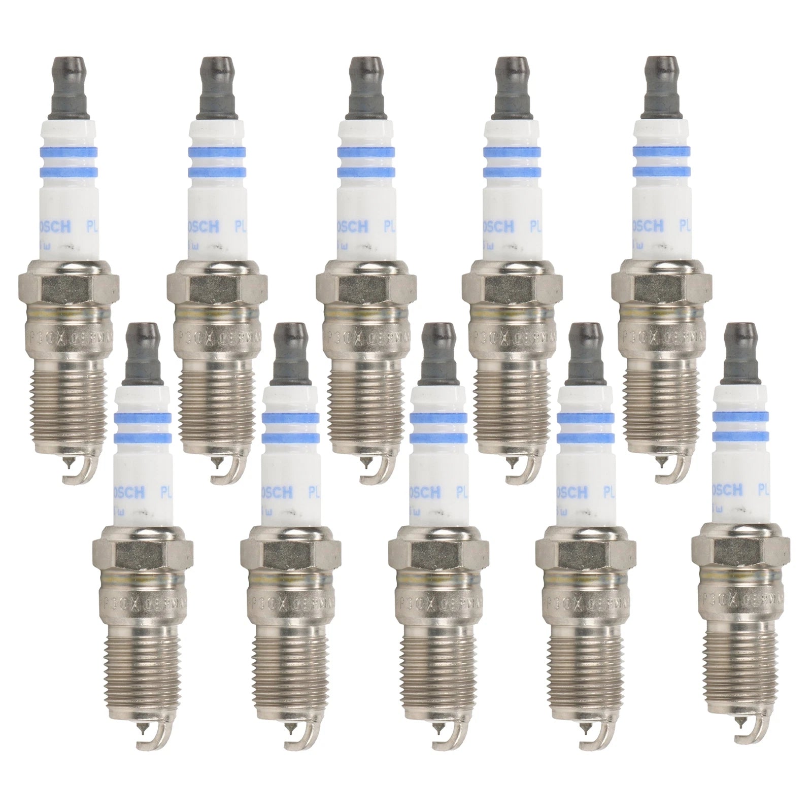Set of 10 Pregapped Spark Plugs for Dodge Ram 2500 3500 V10 (2003–2009)