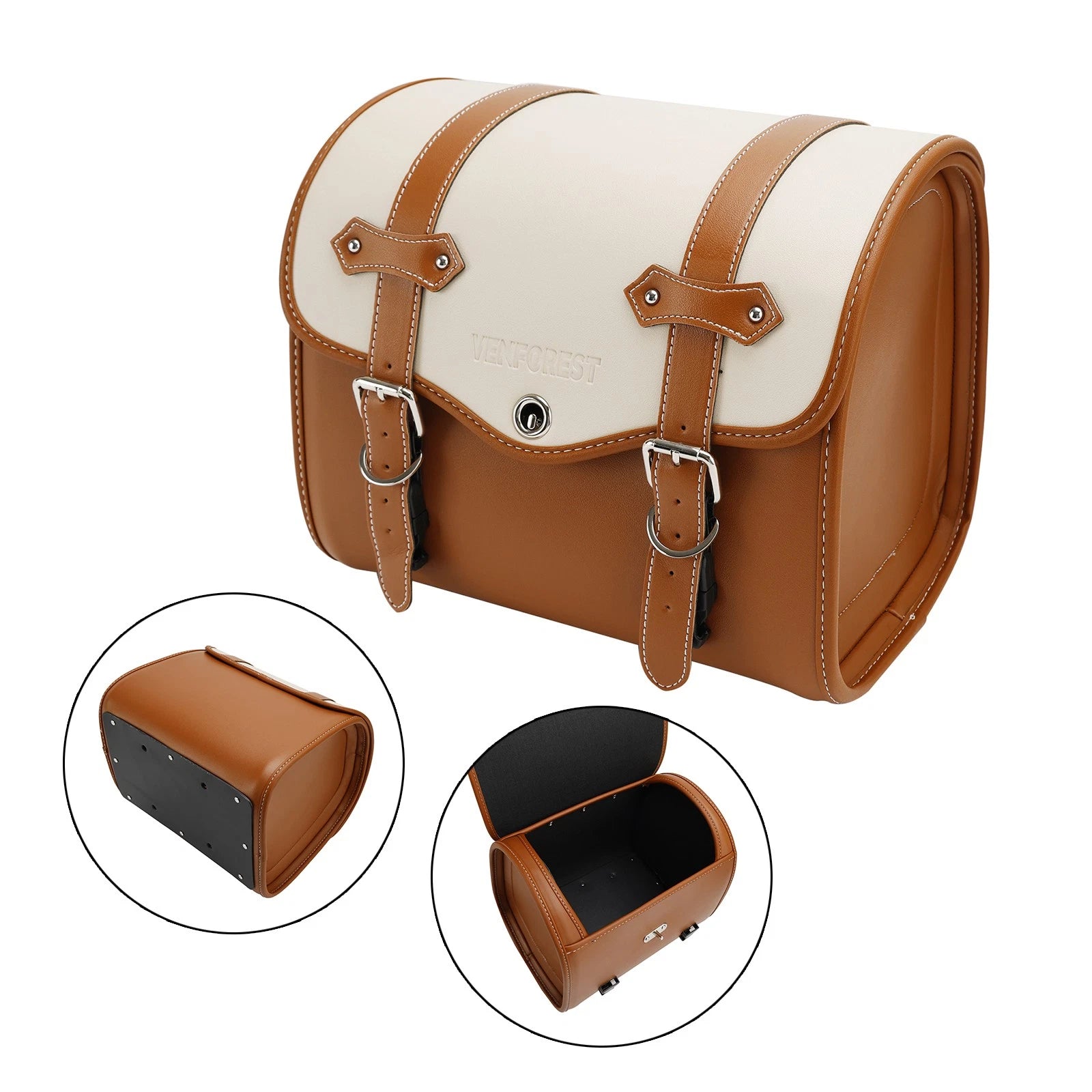 Saddlebag Side Storage Tail Bag for Motorcycle (Universal Fit)