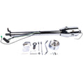 30" Chrome Tilt Auto Shift Indicator Steering Column w/9 Hole Adapter