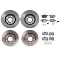 Akebono Euro Brake Kit Disc Rotors Ceramic Pads for Audi A6 Quattro (2012–2018)