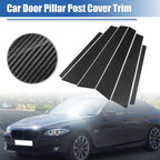 Gloss Carbon Pattern Pillar Post Cover Trim for BMW 5 Series F10