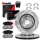 320mm Front Drilled Rotors & Brake Pads Kit for Dodge Challenger Charger Magnum (2006–2023)