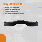 Rear Step Bumper for Nissan Frontier (1998–2004) 85010-8B400