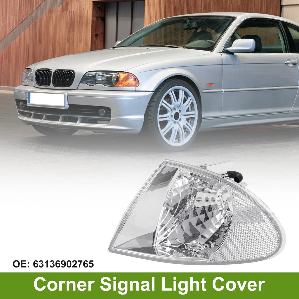1 Pc Left Corner Signal Light Cover for BMW 3 Series (No. 63136902765) Clear