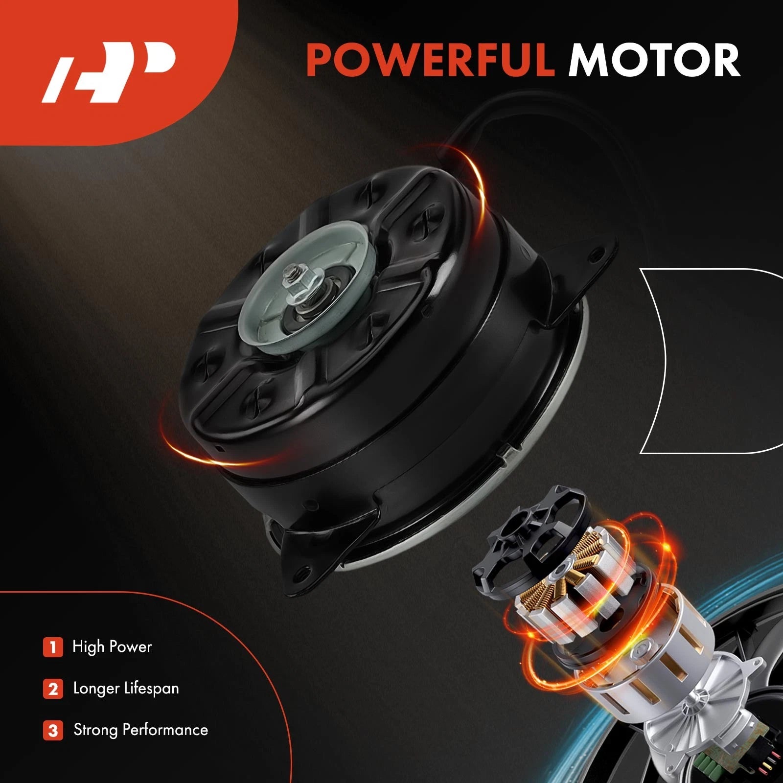 Radiator Fan Motor for Mitsubishi Montero (2001–2003)