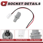 Set of 2 Backup Reverse Light Socket Wiring for Toyota Highlander (2006–2013) No. 9007560063