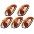 Set of 5 Amber Roof Cab Marker Lights for Dodge Ram (1999–2002)