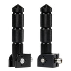 CNC Folding Rear Foot Pegs for Universal Motorcycle Bike Black  pcs
