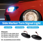 Turn Signal Lights 1 Pair for Nissan Cube (2009–2014) & Juke (2011–2014)