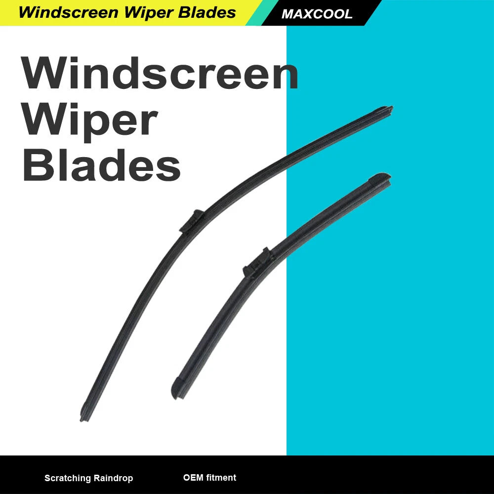 Aero Flat Wiper Blades Set of 2 for Ford Fiesta (2008–2017) 26" 15"