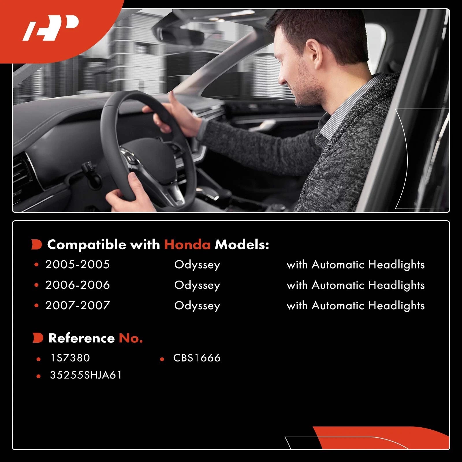 Turn Signal Switch for Honda Odyssey (2005-2007) with Auto Headlights