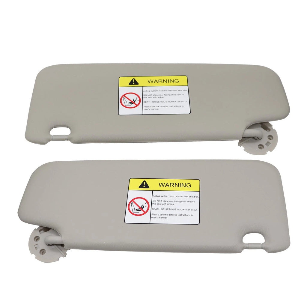 Pair Sun Visor with Mirror for Chevy Cruze (2011–2016) Left+Right Gray Titanium