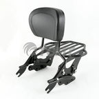 Backrest Sissy Bar with Rack 4-Point Docking Kit for Harley Touring (2009–2013)