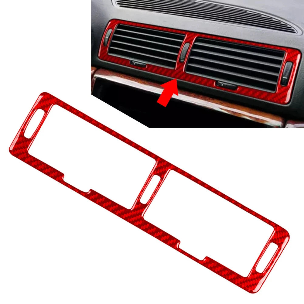 Central Air Vent Outlet Cover Trim for BMW 7 Series E38 (1994–2001) Red