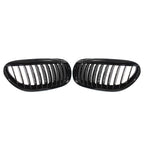 1x Pair Glossy Black Front Kidney Grille for BMW E63 E64 650i M6 (2004–2010)