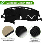 Dashboard Cover Mat for Nissan Juke F15 (2011–2019) Sun Protector Black