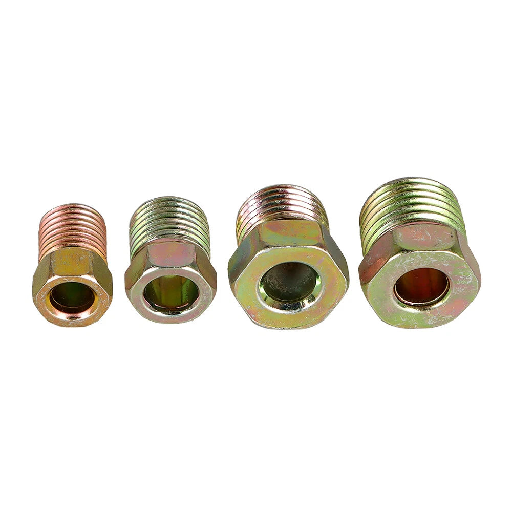 35PC Tube Brake Line Fitting Nuts Kit for Inverted Flares (Universal)