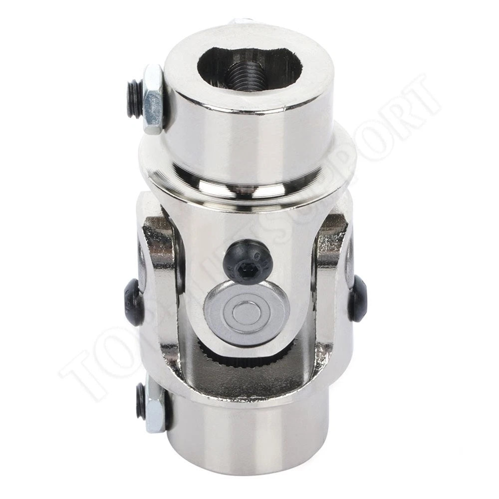 Chrome Universal Steering U-Joint Shaft for 3/4" DD Spline