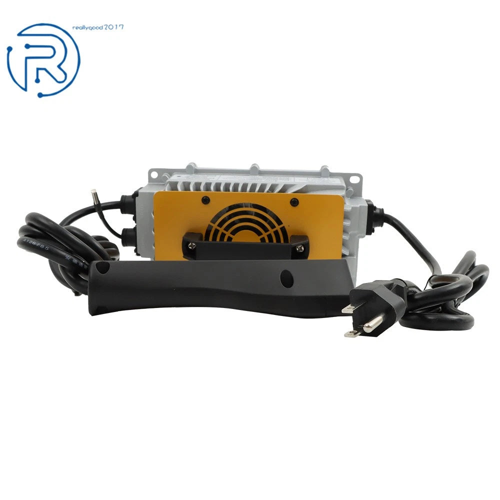 Battery Charger for EZGO TXT RXV 48V 17A Golf Cart 3-pin Triangular Plug