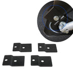 Set of 4 Electronic Stabilizer Jack Pad Adapters for Jeep JT (2018–2023)
