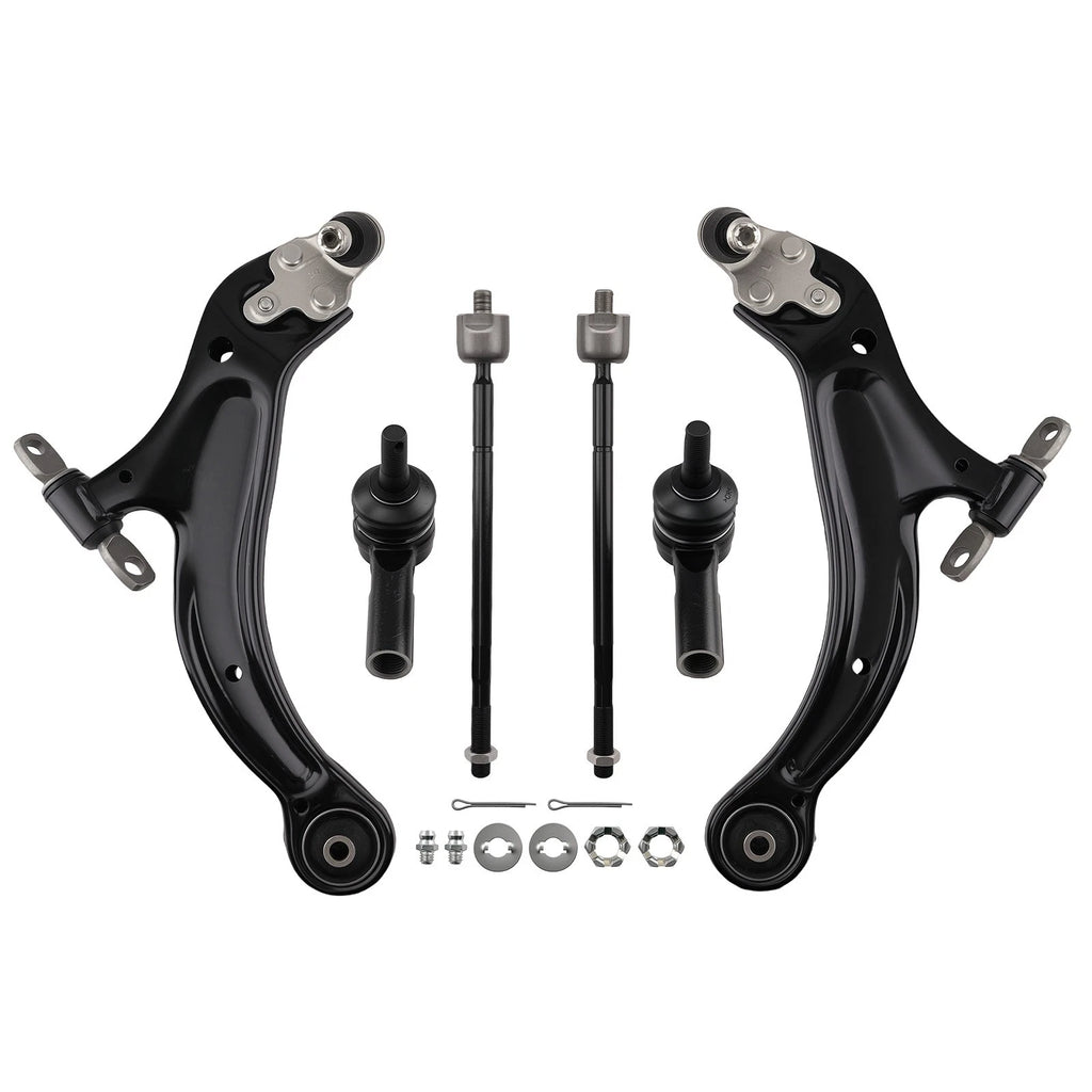 6x Control Arm w/Ball Joint Tie Rod Kit for Toyota Avalon Solara Sienna (1998–2004)