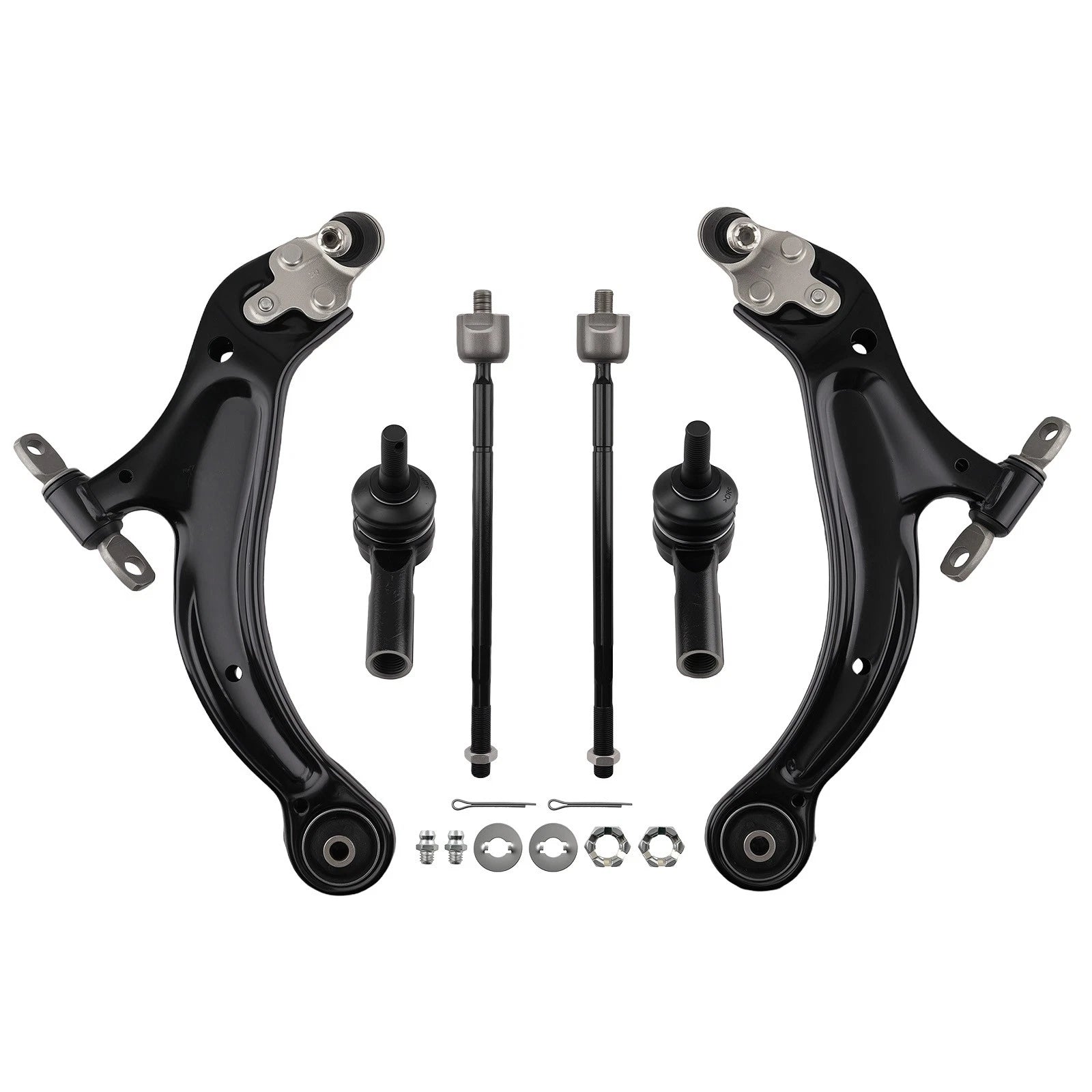 6x Control Arm w/Ball Joint Tie Rod Kit for Toyota Avalon Solara Sienna (1998–2004)