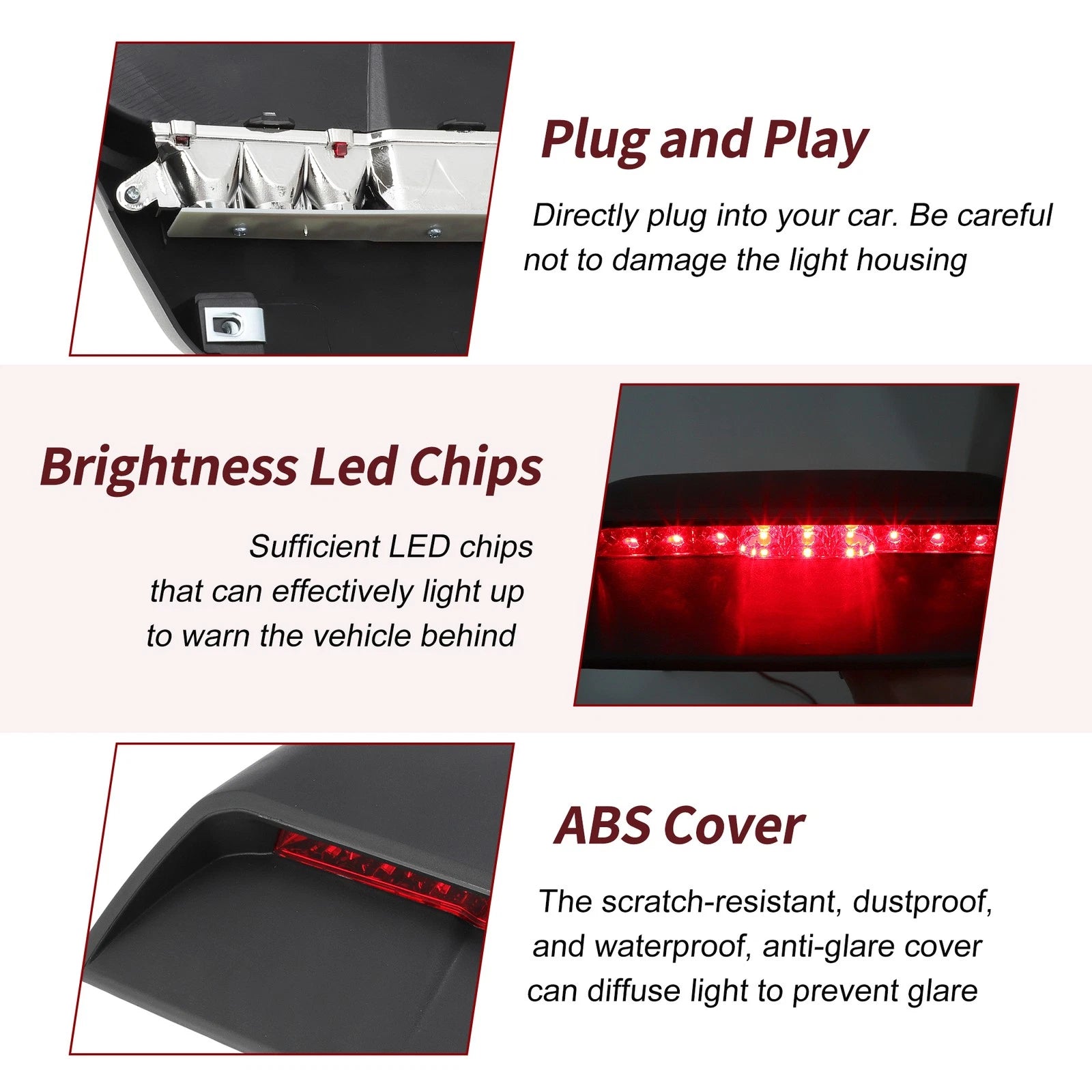LED Third Brake Light Lamp for Chevrolet Cruze (2011–2016) 95229983