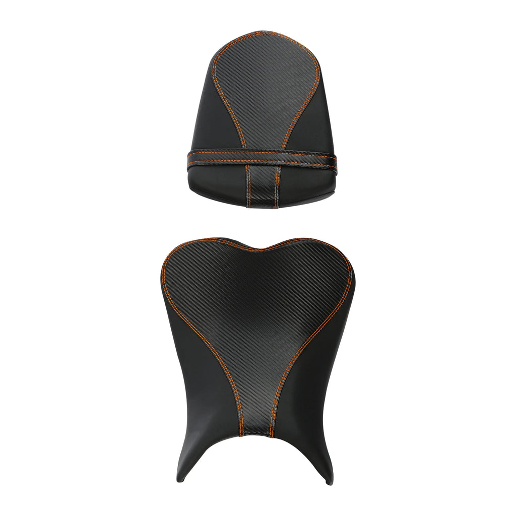 Black Driver & Passenger Seats for Suzuki GSXR600 GSXR750 (2006–2007)