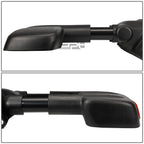 Set of 2 Power Heated LED Signal Light Towing Mirrors for GM GMT900 (2007–2014)