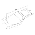 Driver Passenger Seat for BMW R18 B & R18 Transcontinental (2020–2024)