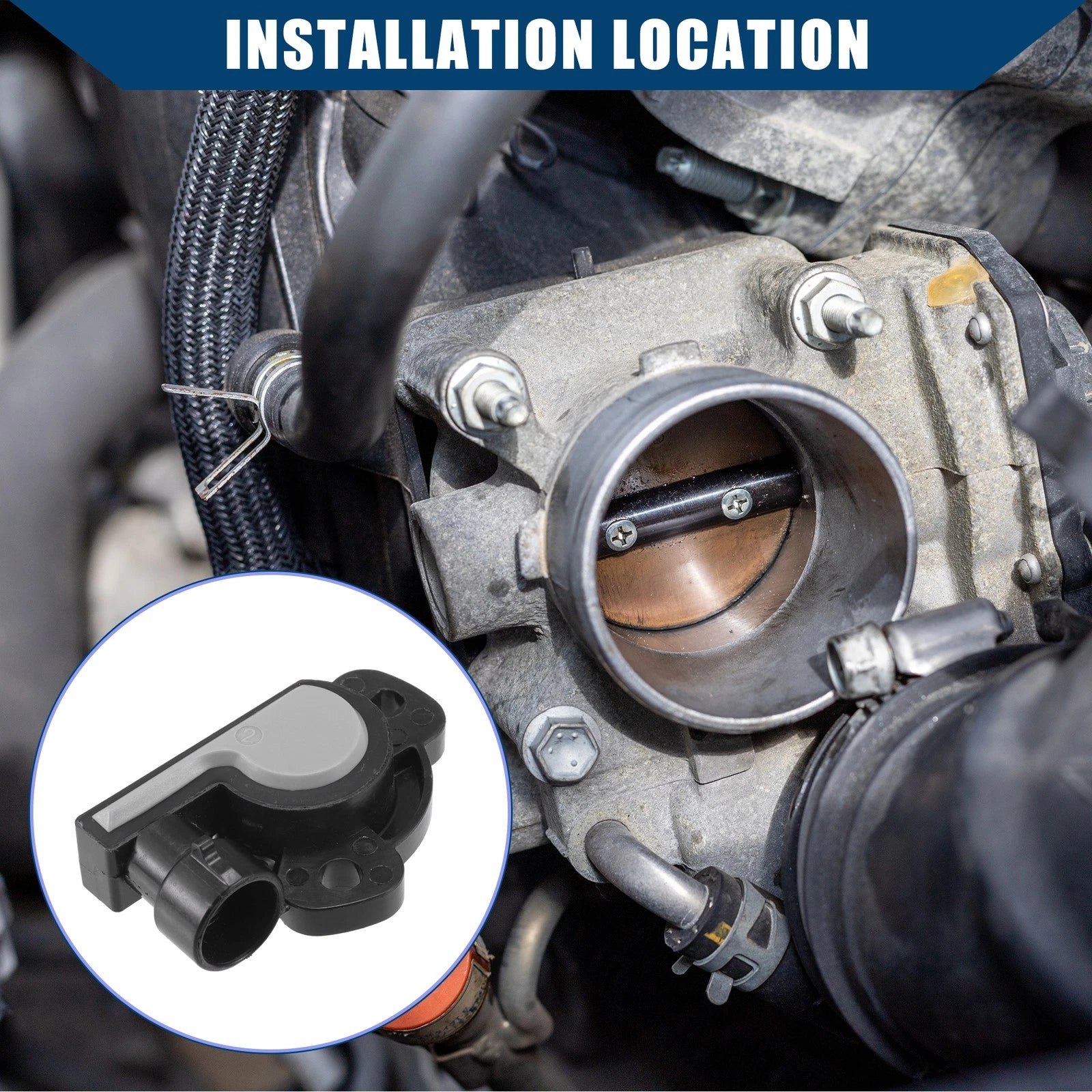 Throttle Position Sensor for Chevrolet Astro (1992–1995) No.8171066800
