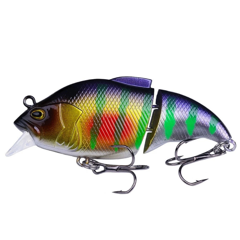 Jointed VIB Lure 12g for Bass Pike Perch Trout (ABS Material)