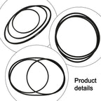 Heavy Duty Rubber Belt for Lawn Mower (52 Inch)