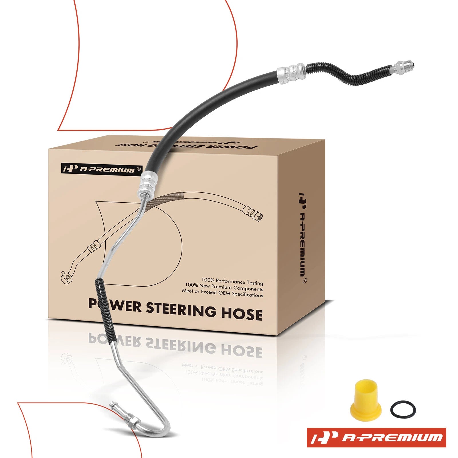 Power Steering Pressure Line Hose for Ford E-350 Super Duty 