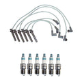 Denso Wire Set & 6 Iridium Power Spark Plugs for Ford Mercury 3.0L (1990–2000)