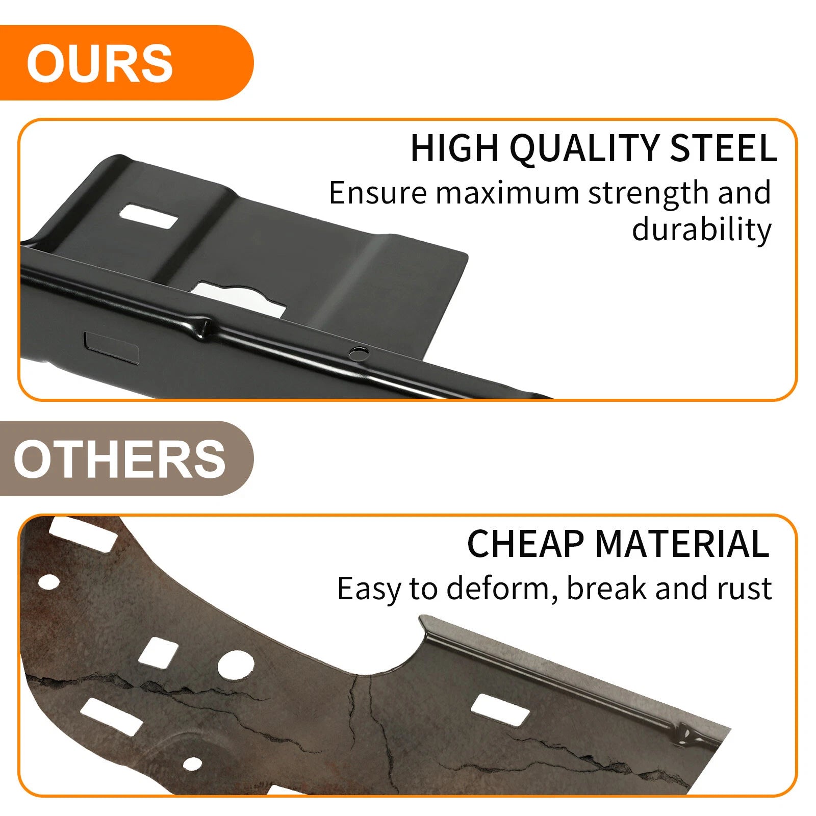 Rear Bumper Reinforcement for Chevrolet Silverado 1500 (2007–2013)