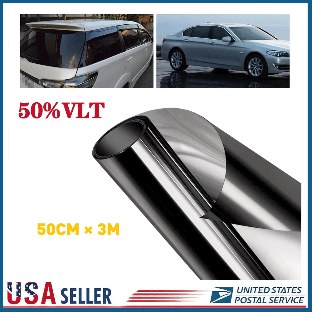 Window Tint Film 50% VLT for Car Home Office Glass (20" x 10')