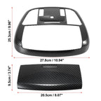 Carbon Fiber Roof Reading Light Cover Trim for Dodge Charger (2011–2021)