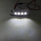 4 x LED White Side Clearance Marker Lights for Car Truck Trailer Pickup 12V