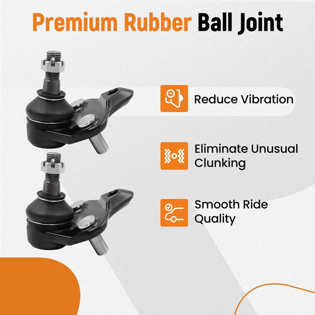 Front Lower Ball Joint & Tie Rod for Toyota Corolla (2003–2008) K640361