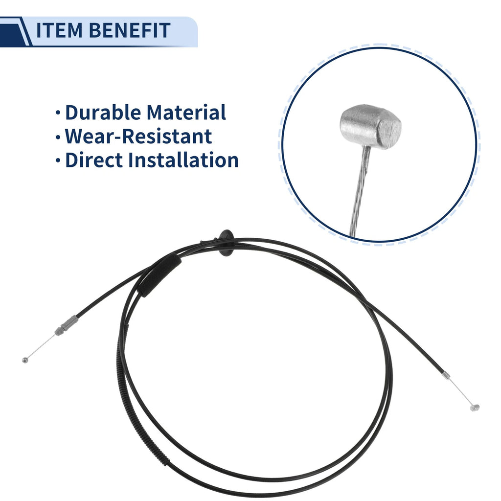 Hood Latch Release Cable for Lexus ES300h (2013–2018) No. 5363033180