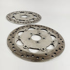 Set of 2 Front Brake Floating Rotors for Harley Touring Dyna (2008–2023)