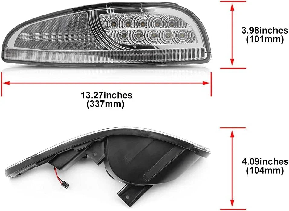 Front Corner Indicator Flasher Repeater Light for Chevy Corvette (1997–2004)