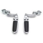 Chrome Flash Arched FootPeg for Yamaha XV250, Harley Dyna